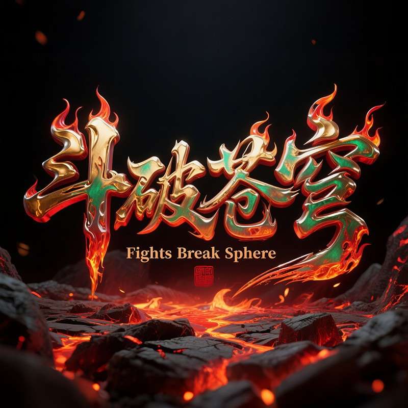 斗破苍穹AI字体设计