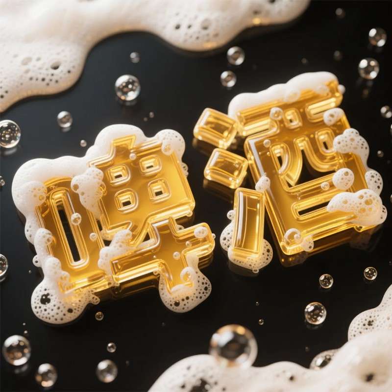 啤酒AI字体设计